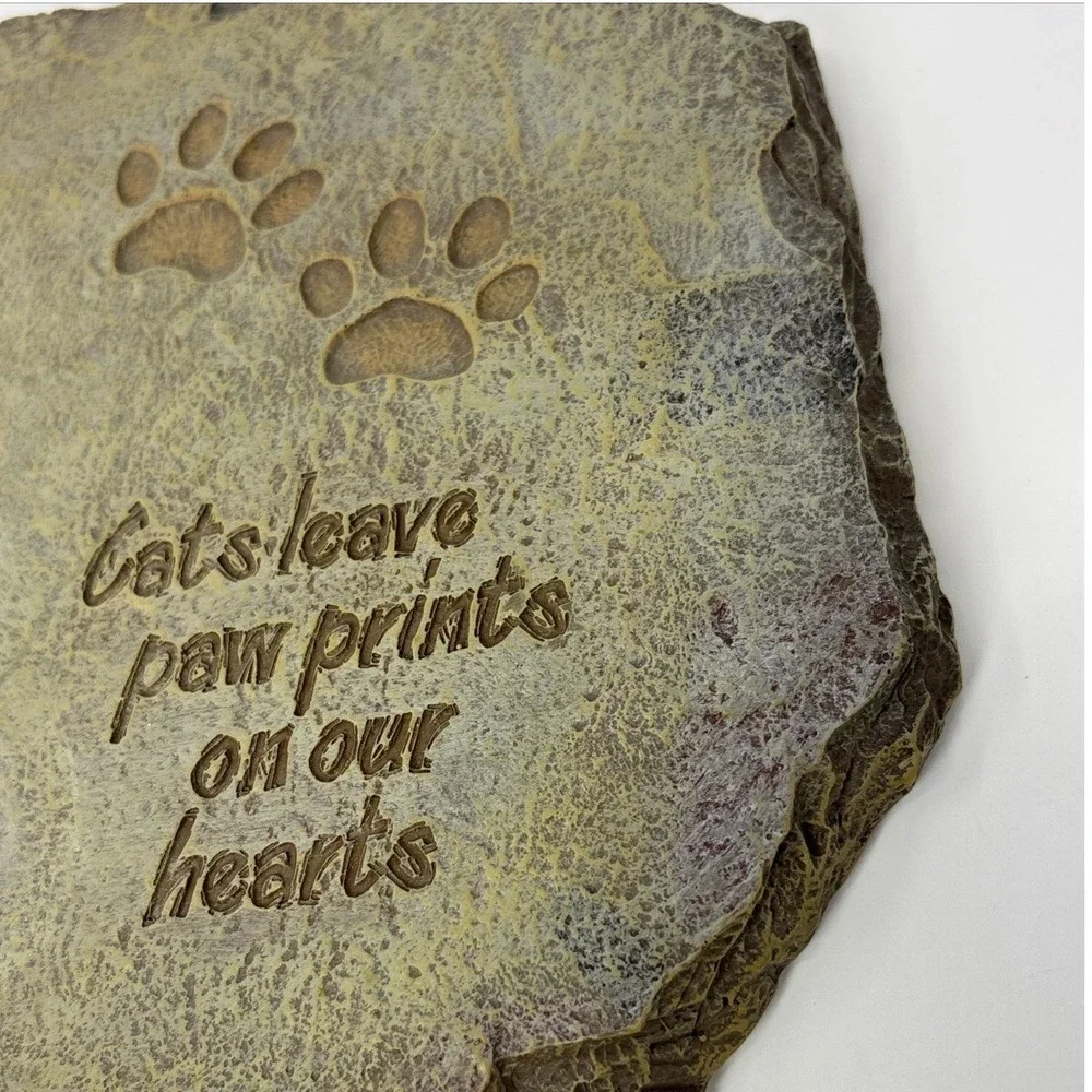 Bradford Exchange Paw Prints On Our‎ Hearts Cats Plaque 2003 Limited Edition